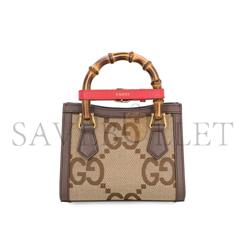 GUCCI DIANA JUMBO GG MINI TOTE BAG 655661 (20*16*10cm)